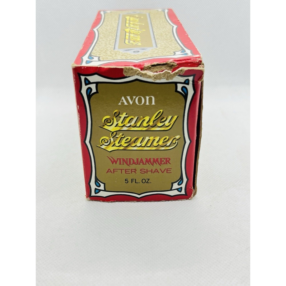 Avon Stanley Steamer Decanter FULL w/Box‎ Windjammer After Shave 5 oz. - Picture 4 of 7